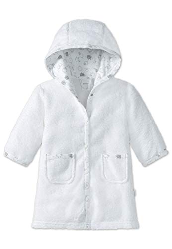 Schiesser Albornoz Bata, Blanco (Blanco 100), 74/80 cm Unisex bebé
