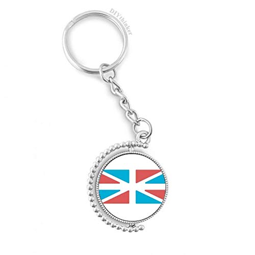 Llavero giratorio de Reino Unido retro ideal para tus llaves de casa y coche