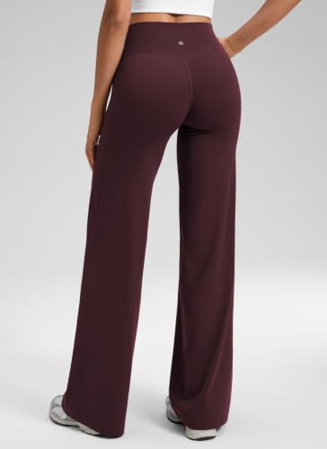 Image of CRZ YOGA Softretch Wide Leg Pants 28 inch /30 inch /32 inch | No Front Seam, Ultimate Comfort, Next to Skin, Yoga, Casual, High Waisted, for Women