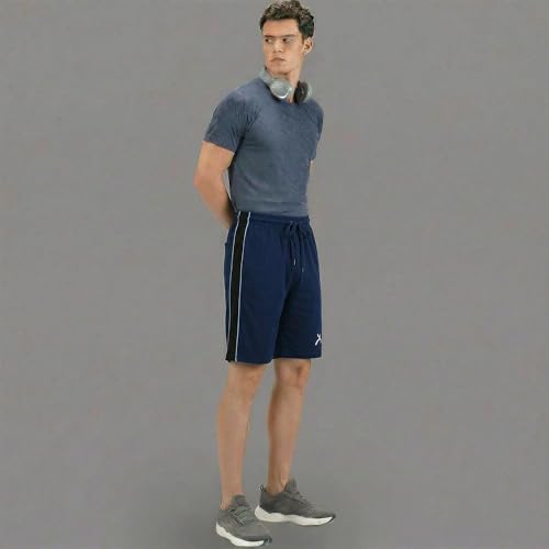 Image of Amul Comfy Men Ultra Soft Cotton-Rich Drawstring Lounge Shorts