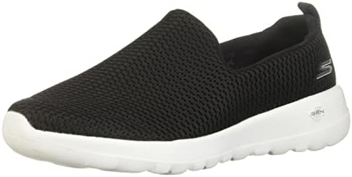 Skechers Women's Go Walk Joy Walking Shoe, Black/White, 7 US