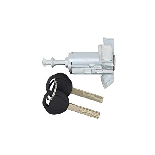 NewYall Front Left LH Driver Side Door Lock Cylinder Barrel w/ 2 Keys