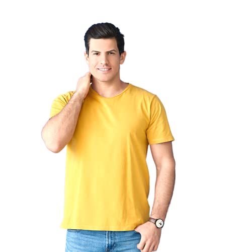 Image of Titox Regular Fit Pure Cotton Round Neck T-Shirt for Men & Women