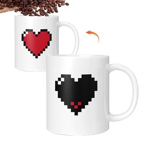 Tewzafiya Cambio de calor – Sensible al calor cambia de color | Tazas de sublimación, para el cambio de café de Navidad para compañeros de trabajo, familia, mejor amigo Tewzafiya Cambio de calor – Sensible al calor cambia de color | Tazas de sublimación, para el cambio de café de Navidad para compañeros de trabajo, familia, mejor amigo
