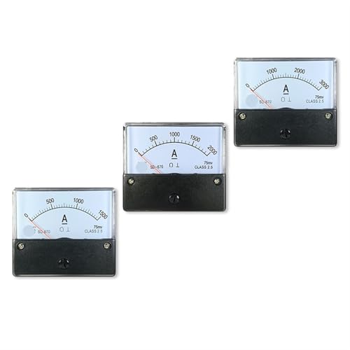 Ampèremètre Pointeur DC 250A 75mV SD670 pour Mesure Courant Continu