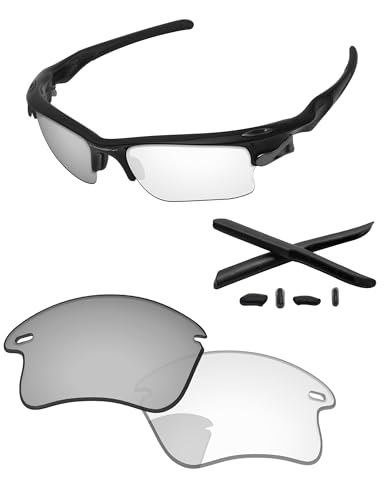 Image of Replacement Lenses & Rubber Kits for Oakley Fast Jacket XL OO9156 71mm - Precision Fit, UV Block, Impact Resistant