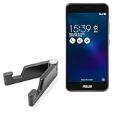 BoxWave Stand and Mount Compatible with ASUS Zenfone 3s Max - Desktop Aluminum SoloStand, Adjustable Hands-Free Portable with Rubber Feet - Jet Black