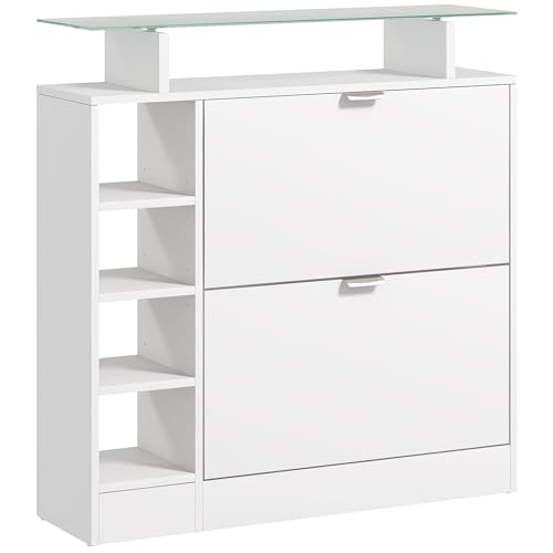 Muebles Recibidores de Entrada Zapatero Marca HOMCOM