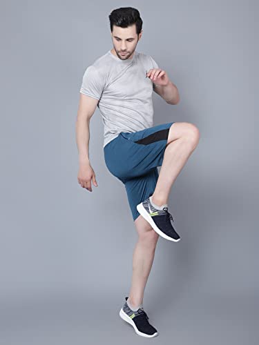 Image of John Ally Mens Gym Shorts Built with Durable Both Sider Zipper Pocket and Moisture Wicking Fabric for Workout, Yoga, Running and Lounge wear.