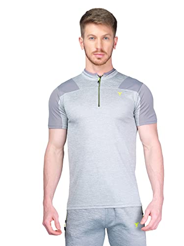 Image of TECHNOSPORT Men's Slim Fit Active T-Shirt - (MTP512 P) Pack of 1