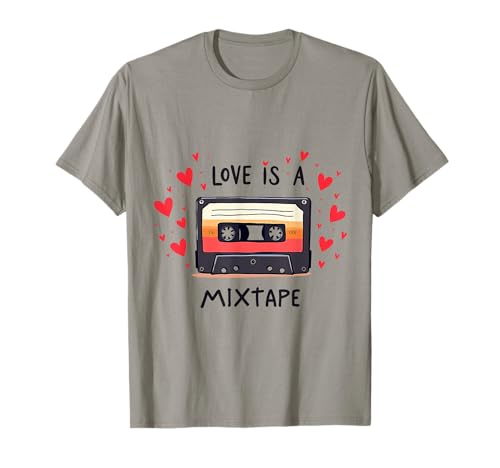 Mixtape - Cinta de casete retro con diseño de corazón Camiseta