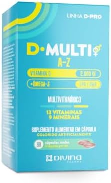 Multivitamínico 13 vitaminas, 9 minerais e Ômega-3 60 Cápsulas So...