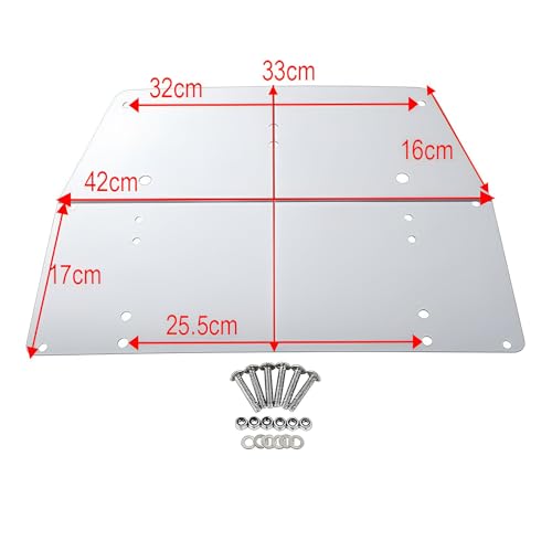 Placa metálica base para Tour Pak Harley Davidson 1993-2013 miniatura 4