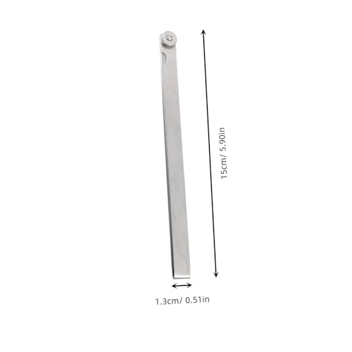 Calibrador de espesores Alipis acero inoxidable 10 piezas miniatura 2
