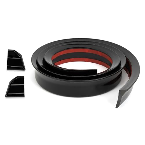 PSLER Spoiler Universale per Auto Spoiler Posteriore per Auto 1,5 m/4,9 Piedi Spoiler Morbido Universale per Auto Spoiler Posteriore per Tetto per Auto Hatchback Portellone Posteriore Protezione Parau