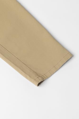Image of Dennis Lingo Mens Cotton Lycra Mid Rise Relaxed Fit Solid Trousers