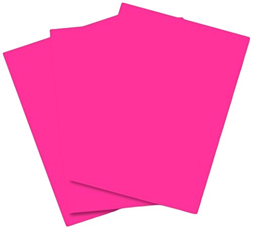 House of Card &amp; Paper Papel de colores A4 de 80 g/m², rosa brillante (paquete de 50 hojas), HCP58