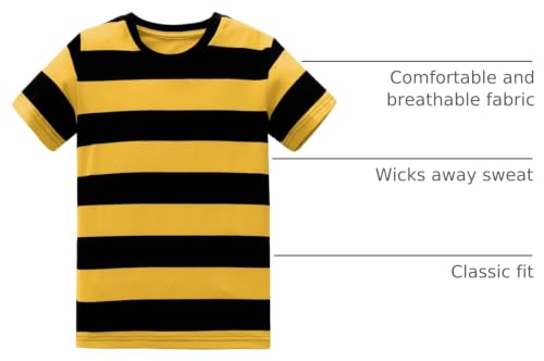 Image of Boys Rainbow Striped Shirt Cotton Long Sleeve T-Shirts