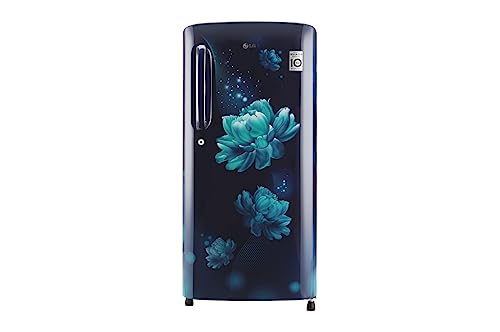 Image of LG 190L 3 Star Direct-Cool Single Door Refrigerator (GL-B201ABCD, Blue Charm, Fast Ice Making)