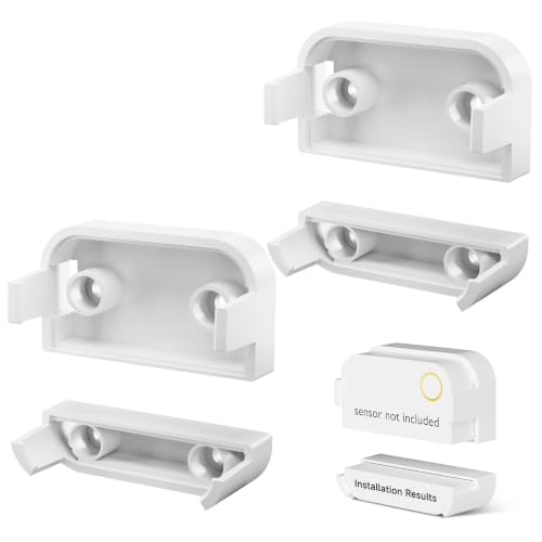 Image of Alarm Contact Sensor Riser Compatible with Ring Alarm Contact Sensor 2nd Gen, 2 Pack 10mm Sensor Alignment Mount, Snap-On Height Extension for Uneven Doors & Windows