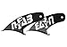 n-FAB F9949LR Roof Mounts, 49 Series, Gloss Black