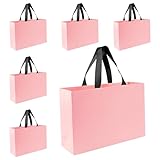 Xloey Pink Gift Bags, 6 Pcs 12.6