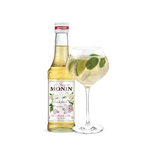 Monin Flor de saúco 250 ml, líquido, vegetariano, paquete de 1