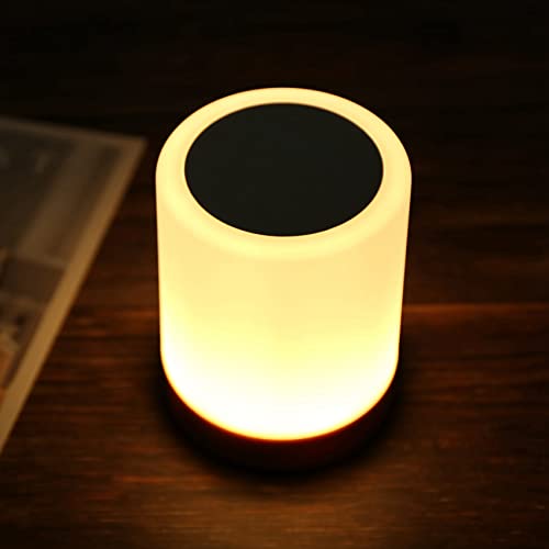 Veilleuse lampe tactile rechargeable RVB à intensité variable pour table de chevet - 6