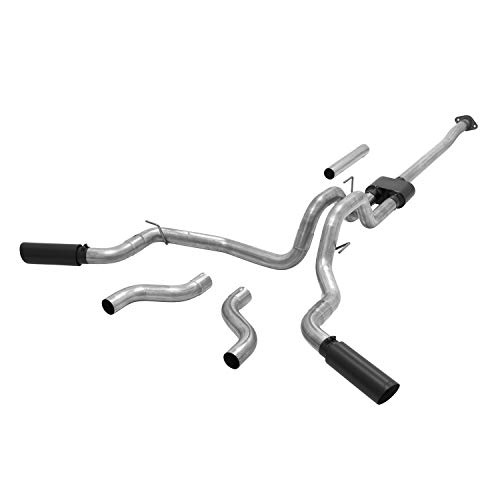 Rattle Noise From The Exhaust - 2021-2022 Ford F-150 Raptor 7 Flowmaster 817726 Outlaw Cat-Back Exhaust Kit 3 Inch Stainless Steel 4 Inch Black Ceramic Coat Stainless Tips Compatible with 2015-2020 Ford F-150 2.7L 3.5L 5.0L except Standard Cab Short Bed & Raptor