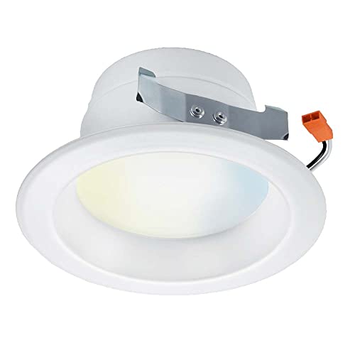 Lighting Satco S11259 Starfish 4 Inch Retrofit WiFi Smart LED Recessed Downlight, Works with Siri, Alexa, Google Assistant, SmartThings, Tunable White, 700 Lumens SmartThings Compatible Lighting Satco S11259 Starfish 4 Inch Retrofit WiFi Smart LED Recessed Downlight, Works with Siri, Alexa, Google Assistant, SmartThings, Tunable White, 700 Lumens SmartThings Compatible