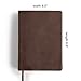 CSB She Reads Truth Bible, Brown Genuine Leather, Indexed, Black Letter, Full-Color Design, Wide Margins, Notetaking Space, Devotionals, Reading Plans, Sewn Binding, Two Ribbon Markers, Easy-to-Read Bible Serif Type