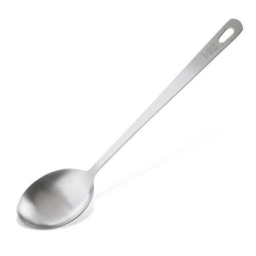 Chefkoch Cucchiaio da portata - Ideale per servire i contorni, acciaio inox di alta qualità con aspetto opaco - Cucchiaio da cucina lavabile in lavastoviglie