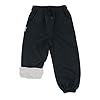 JAN & JUL Pantalones impermeables con forro polar para nieve y lluvia para niños pequeños y niños