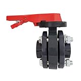 ERA SCH 80 PVC 2 Inch Butterfly Valve Kit, with Flanges and Hardware
