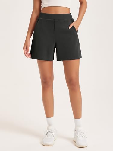 ODODOS Modal Soft Relaxed Shorts with Pockets for Women High Wasit Casual Shorts3