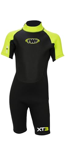 TWF Xt3 Corto, Juventud Unisex, Lima/Negro, K07