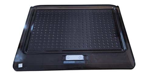 Image of Crisper Cover Vegetable Basket Cover Suitable for Whirlpool 308 L 3 Star IntelliFresh Inverter Frost Free Double Door (IF INV ELT DF355 TITAN STEEL(3S)-TL Crisper Glass Lid Tray