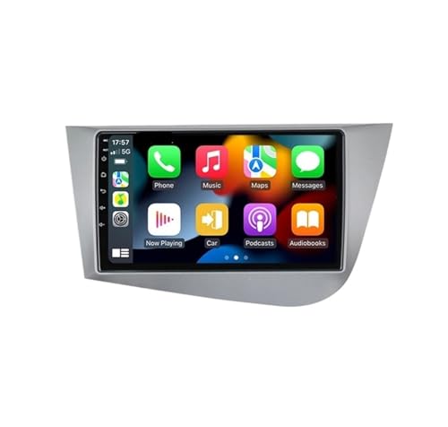 Pantalla Android 15 para Seat Leon 2 con navegación GPS y música online