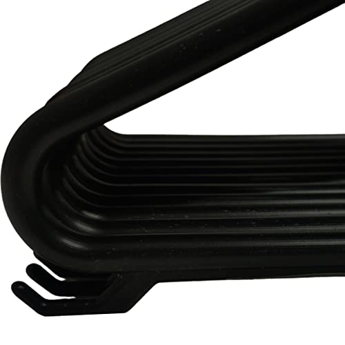 Kit com 30 Cabides Slim De Plástico Para Roupas