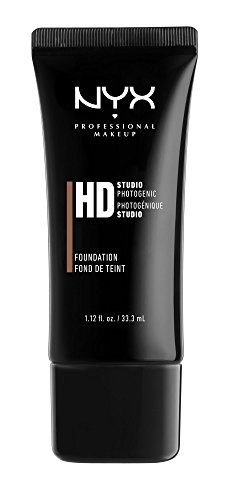 NYX Professional Makeup Had Studio Photogenic Foundation, HDF108 California Tan, 1.12 Fluid Ounce