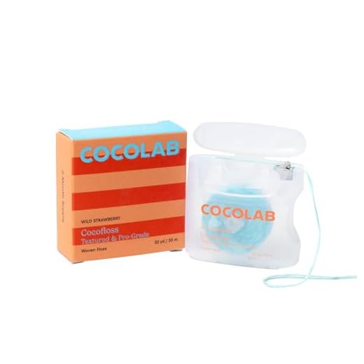 Cocofloss Woven Dental Floss, Dentist-Designed Oral Care, Strawberry Scent, Waxed, Expanding, Kid-Friendly String Floss with Coconut Oil, 1 Spool (33 yd)