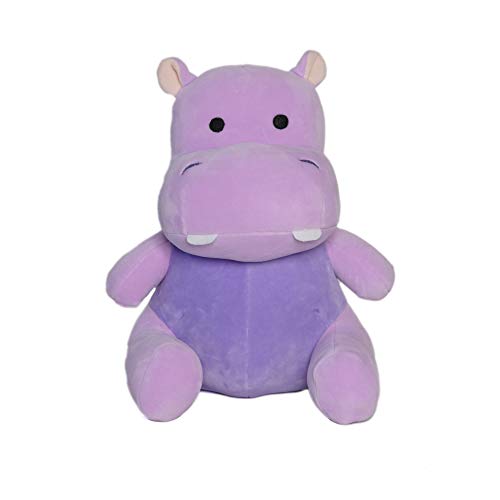 Avocatt Purple Hippo Plush Toy - 10 Inches Stuffed Animal Plushie - Hug and Cuddle with Squishy Soft Fabric and Stuffing - Cute Toy Gift for Boys and Girls