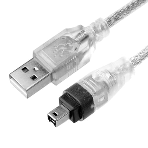 TEAFIRST Para Mini DV MiniDV Cabo de Dados USB FireWire IEEE 1394 HDV Filmadora para Editar PC