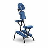 Physa Physa Montpellier Blue Folding Massage Chair Mobile Massage Chair Massage Chair