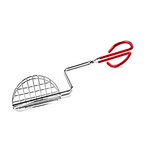 Stainless Steel Taco Shell Tongs, Taco Shell Maker, Metal Taco Press Mold with Long Handle, Kitchen Tortilla Fryer Tongs