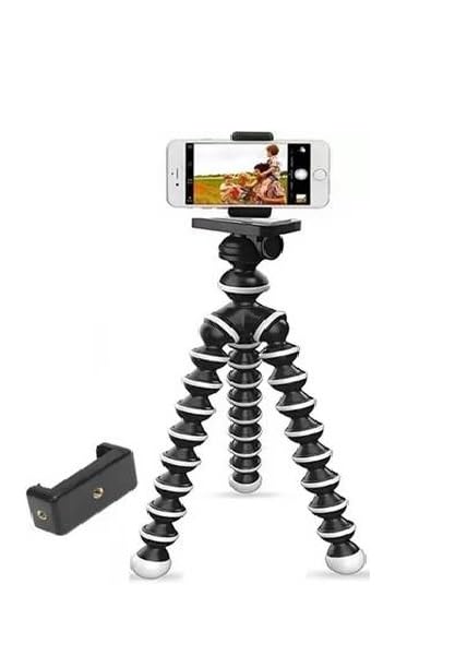 Flexible Gorillapod Tripod Stand with Mobile Holder for Smartphones, DSLR, GoPro & Action Cameras – Portable Travel Tripod-image-39