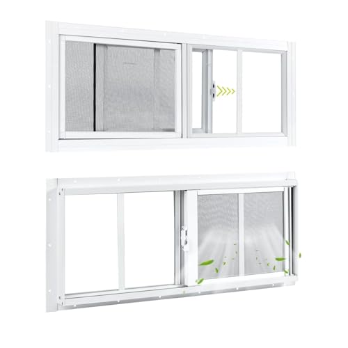 COLORPAPA 2 Pack Shed Windows, 10