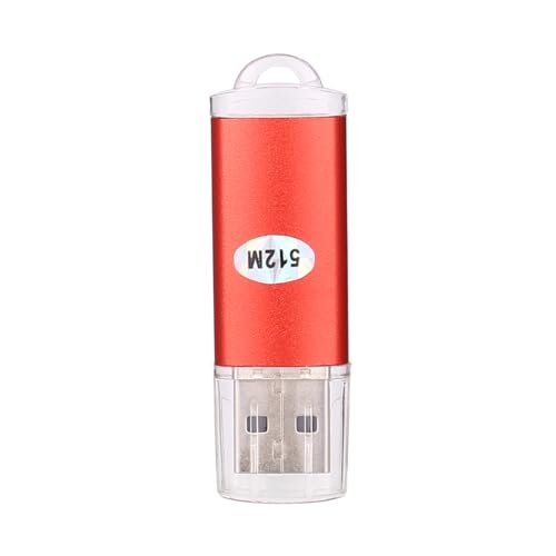 Tacdas USB 2.0 Flash Memory Stick Pen Drive Almacenamiento Thumb Color De Pulgar: Rojo Capacidad De Memoria Flash: 512 MB