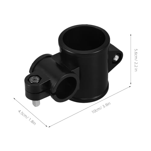 Abrazadera electrónica para batería Artibetter, kit de abrazadera de tubo cruzado de 38x22 mm, conexión de bastidor principal para batería electrónica, pieza individual miniatura 7