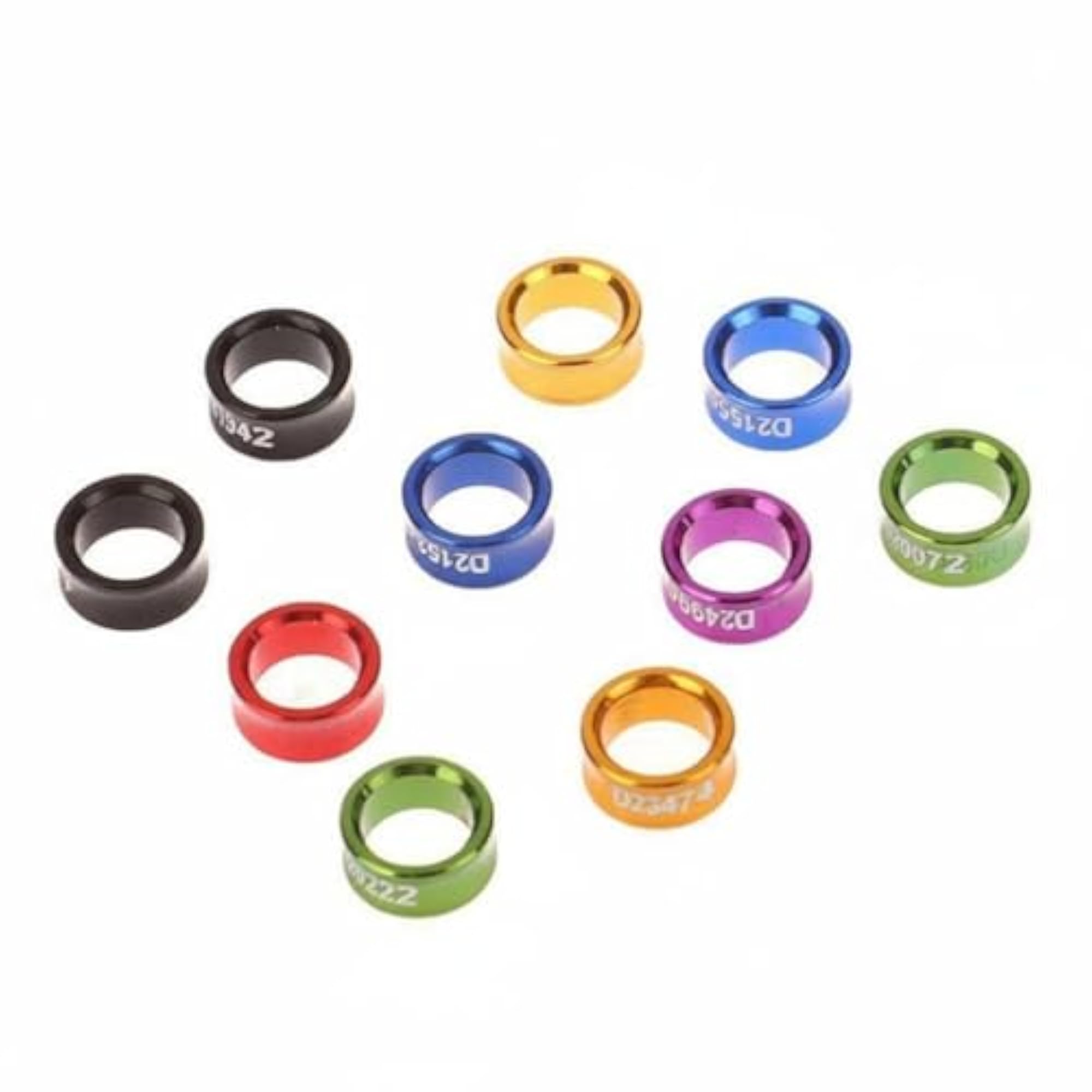10 Pieces Mixed Colors Parrot Foot Band